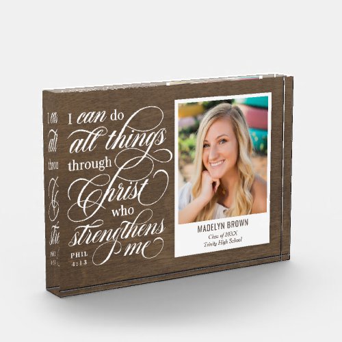 Strengthened Graduation Keepsake Photo Block