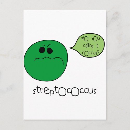 Streptococcus Postcard