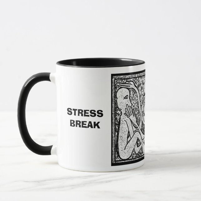 Stress break do not disturb mug (Left)