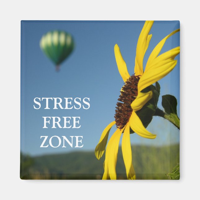 Stress Free Zone Magnet (Front)