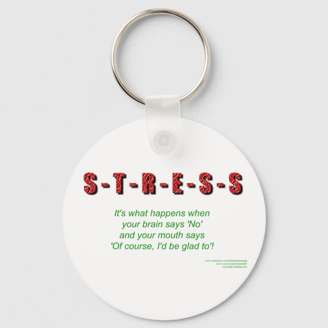 Stress Keychain (Front)