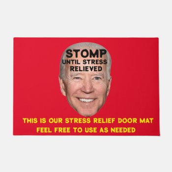 Stress Relief Door Mat by ALMOUNT at Zazzle