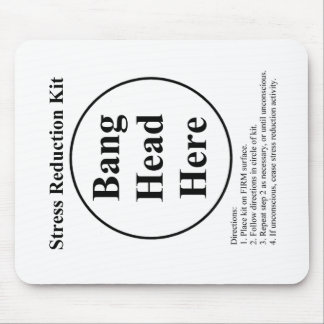 Stress relief mouse pad