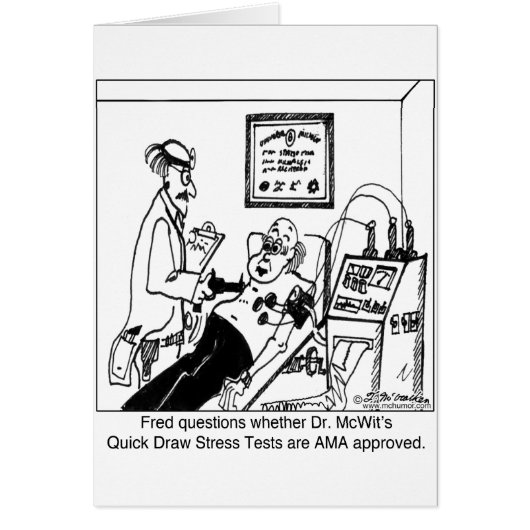 Stress Tests Not Approved by the AMA Cards (Front)
