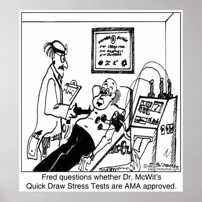 Stress Tests Not Approved by the AMA Poster (Front)