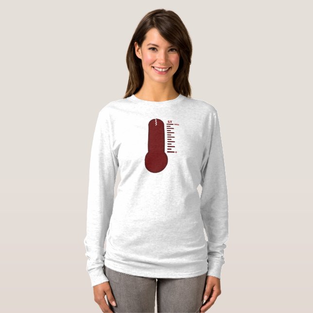 Stress Thermometer Long Sleeve T-Shirt (Front Full)