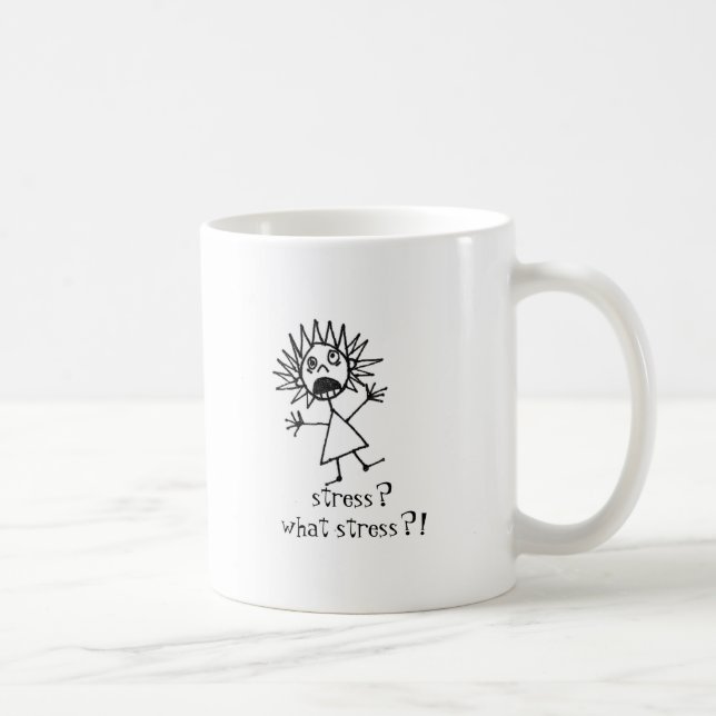 stress? what stress?! coffee mug (Right)