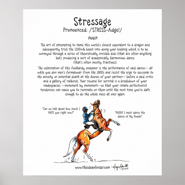 Stressage Poster  (Front)