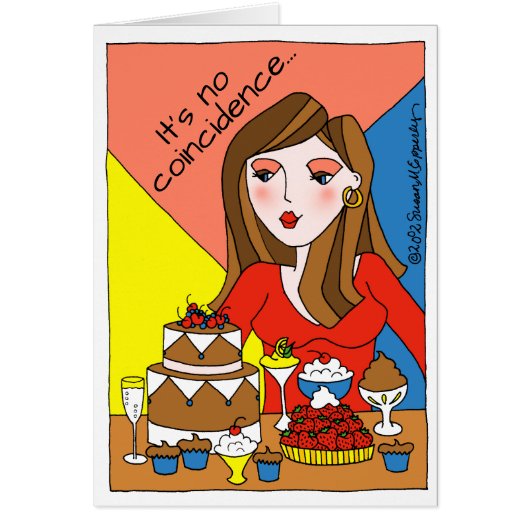 Stressed Desserts Sweet Tooth Stress Eating Cards (Front)