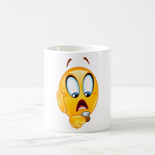 Stressed Emoji Coffee Mug