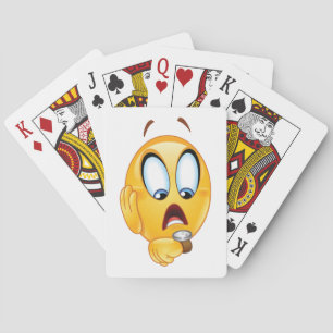Stressed Emoji Poker Cards