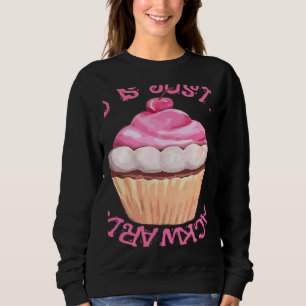 Stressed Is Just Desserts Backwards Cupcake Sweatshirt