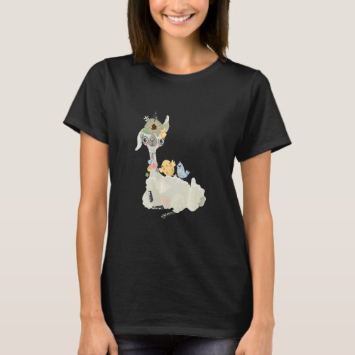 Stressed Llama Alpaca Boy Girl Kids  T_Shirt