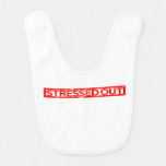 Stressed Out Stamp Bib