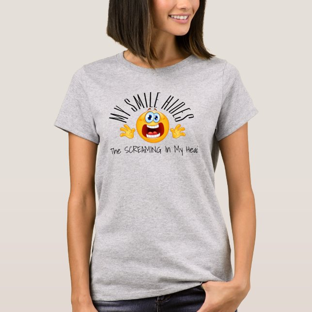 STRESSED! SMILE T-Shirt (Front)