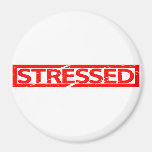 Stressed Stamp Magnet