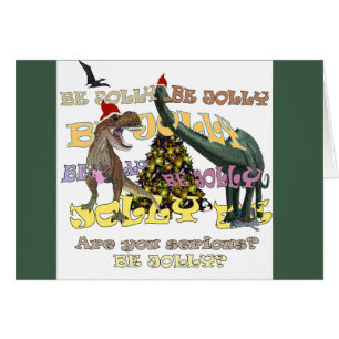 Stressful Holiday Dinosaurs Cards