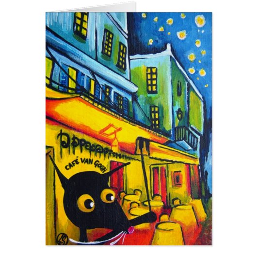 Stressie Cat & Van Gogh Cards (Front)