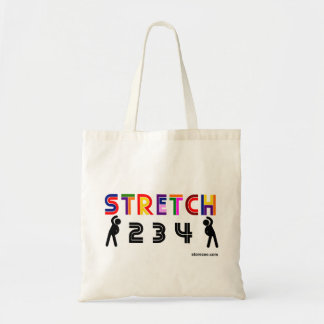 Stretch 2, 3, 4 tote bag