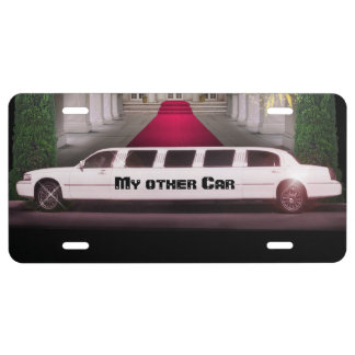 Stretch Limo License Plate