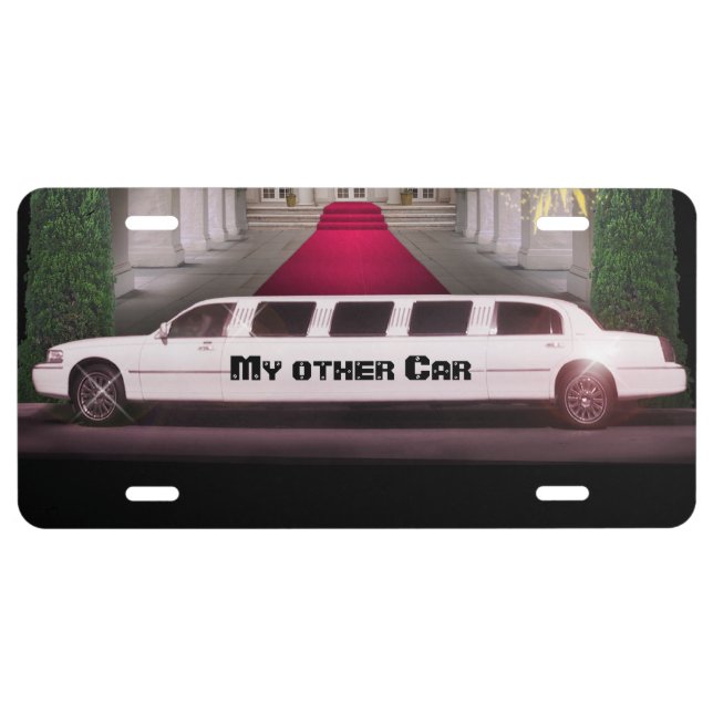 Stretch Limo License Plate (Front)