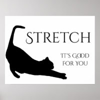 Pawsitive Vibes Only - White Cat Yoga - Fitness Room Decor