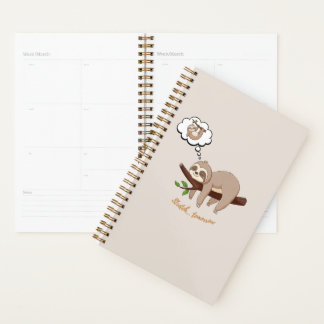 Stretch Tomorrow Sloth Notebook | Cozy Minimalist