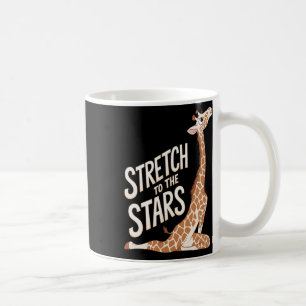 Stretch Toward The Galaxy Positive Yoga Giraffe Hu Coffee Mug