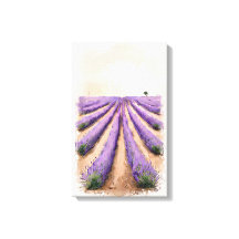 Stretched Canvas - Lavender Field Painting 