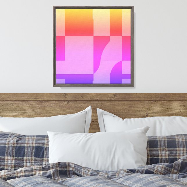 Stretched Canvas Print (Insitu(Bedroom))