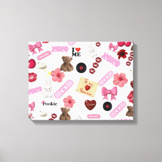 Stretched canvas print