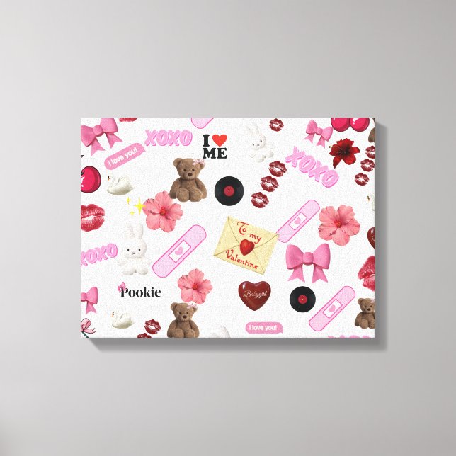 Stretched  canvas print (Front)