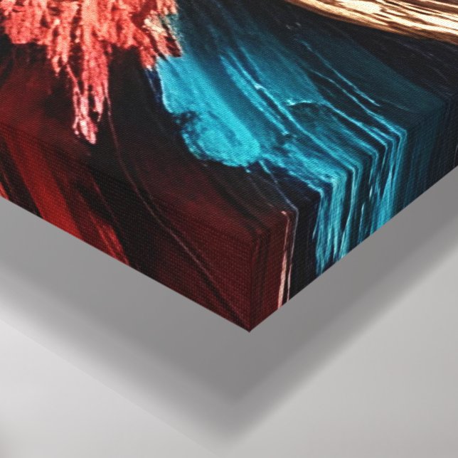 Stretched Canvas Print (Corner(Bottom))
