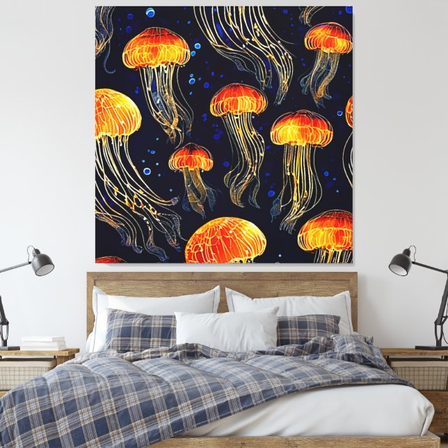 Stretched Canvas Print (Insitu(Bedroom))