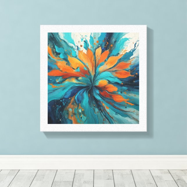 Stretched Canvas Print (Insitu(Wood Floor))