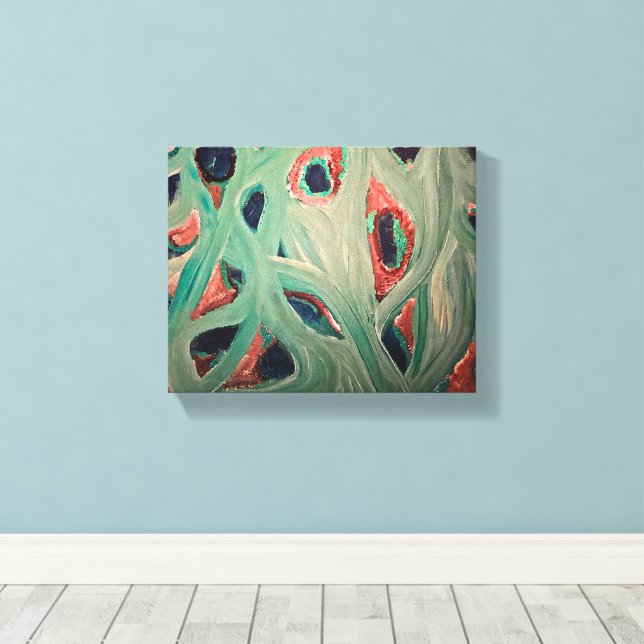 Stretched Canvas Print (Insitu(Wood Floor))
