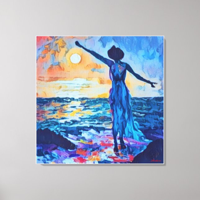 Stretched Canvas Print (Front)