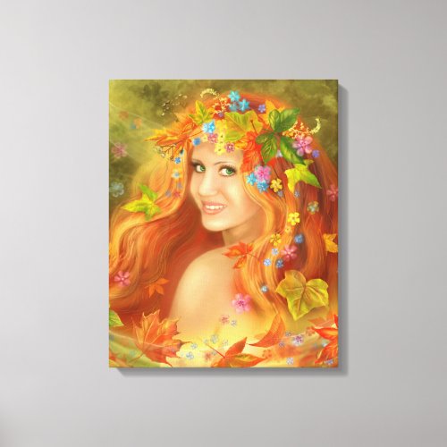 Stretched Canvas Print Autumn