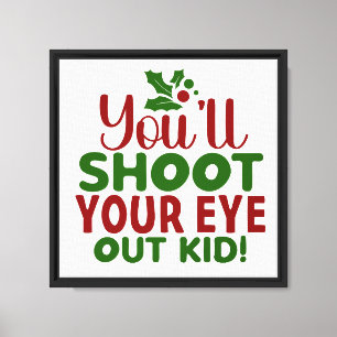 Stretched Canvas Print-Classic Funny Quote Print