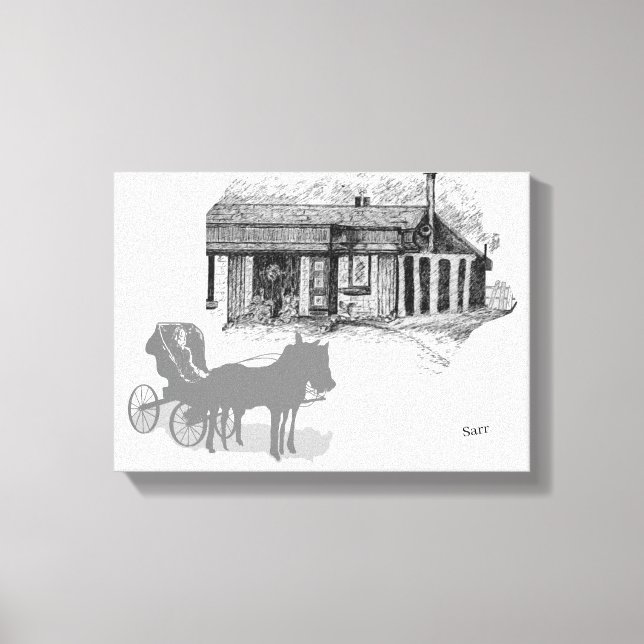 Stretched Canvas Print : Day in The Country (Front)