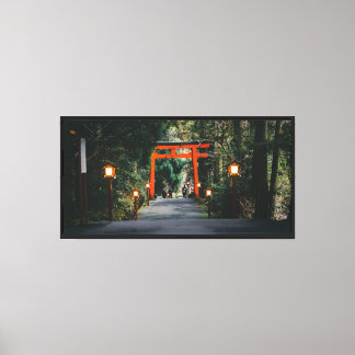 Stretched Canvas Print - Hakone Lake Ashi, Japan