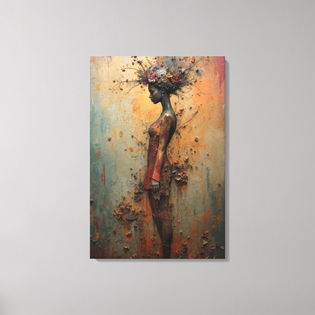 Stretched Canvas Print - In Living Bloom (Front)