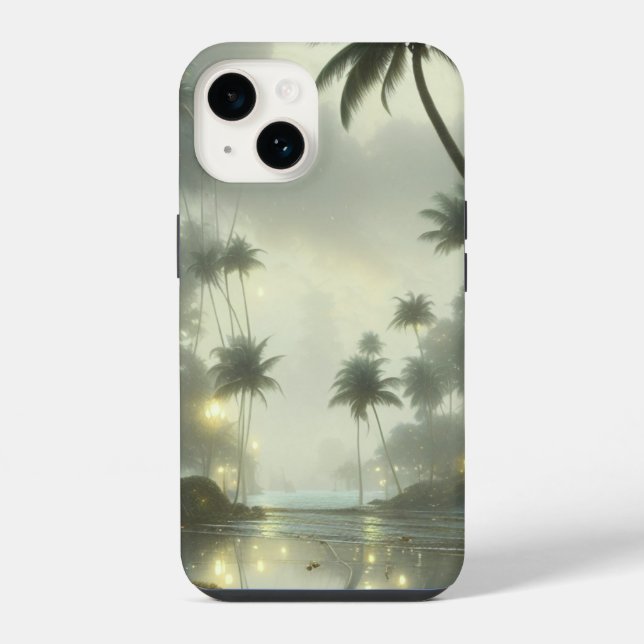 Stretched Canvas Print Iphone Case (Back)