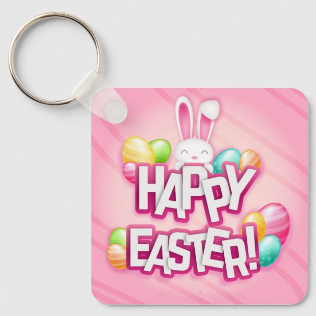Stretched Canvas Print Keychain (Front)