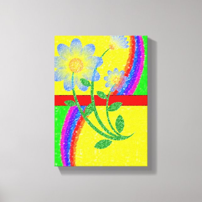 Stretched Canvas Print Mother's Day Floral (Front)