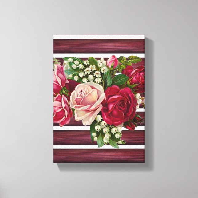 Stretched Canvas Print Mother's Day Floral (Front)