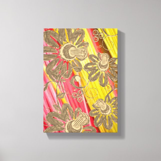 Stretched Canvas Print Mother's Day Floral (Front)