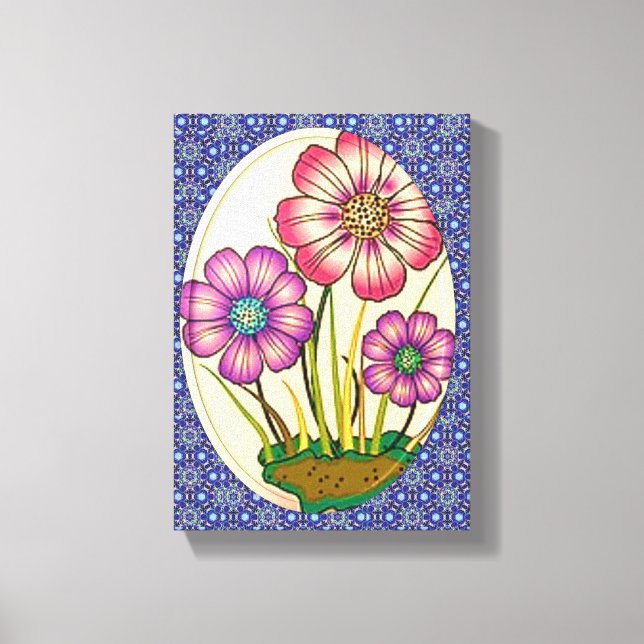 Stretched Canvas Print Mother's Day Floral (Front)