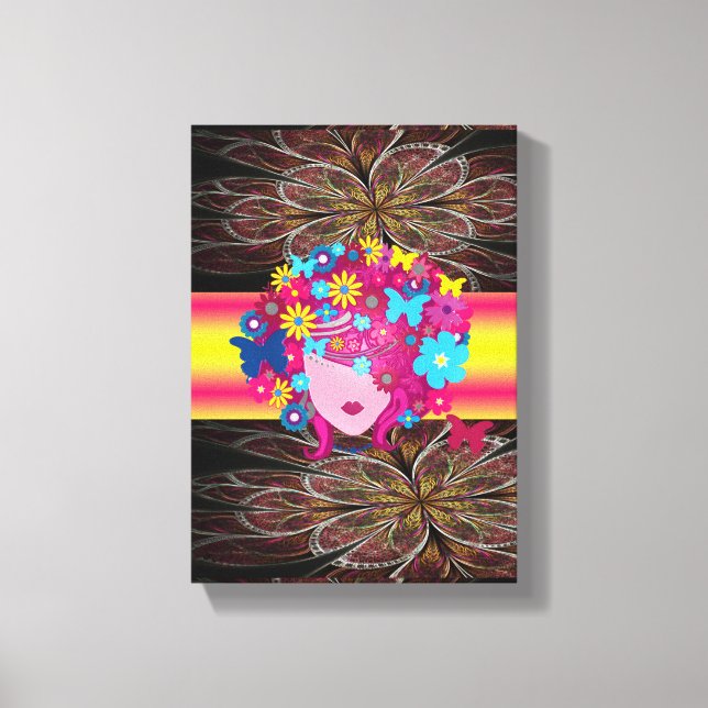 Stretched Canvas Print Mother's Day Floral (Front)
