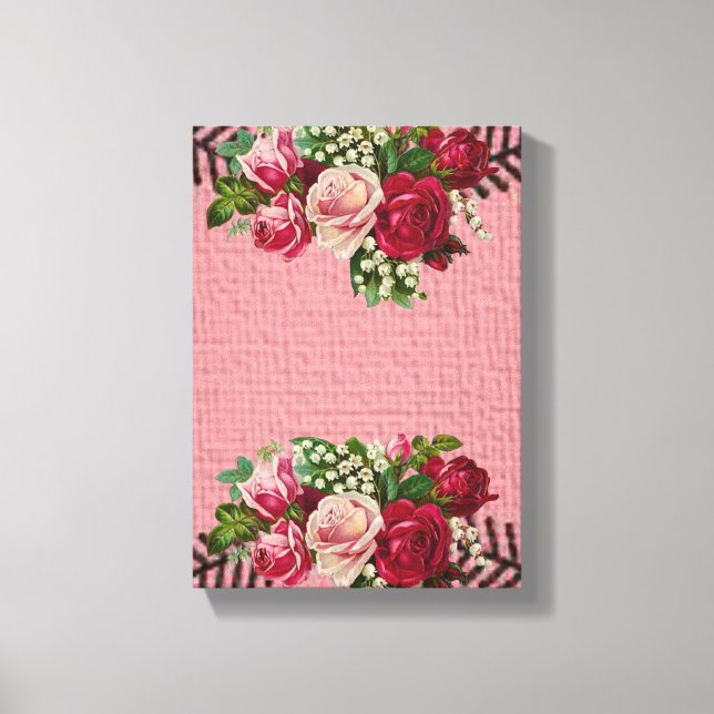 Stretched Canvas Print Mother's Day Floral (Front)